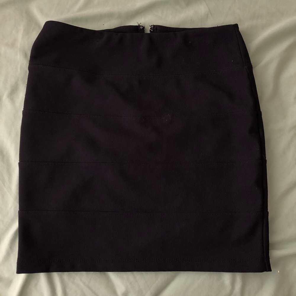 Black pencil skirt.